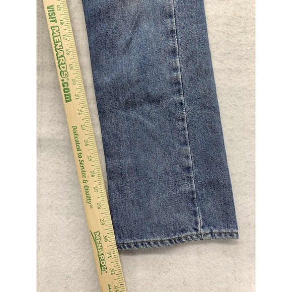 Hollister Denim Jeans Men's 32X32 Blue Button Fly Factory Destroyed Distressed - Picture 6 of 16